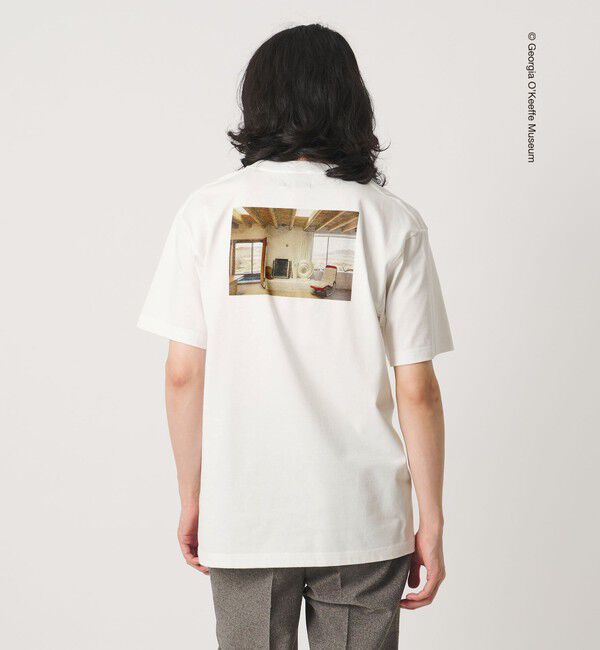 UNITED ARROWS「【別注】＜Georgia O&rsquo;Keeffe Museum＞ グラフィック Tシャツ」|Tシャツ・カットソー|WHITE