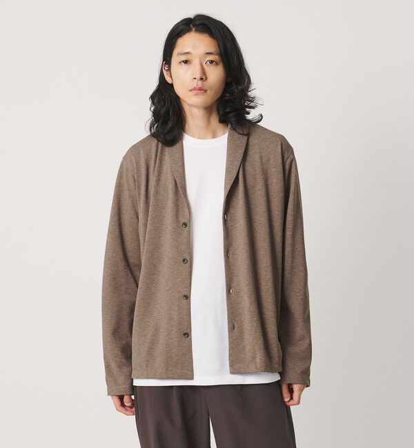 UNITED ARROWS「ファンクション ショール カーディガン 吸水速乾 通気性」|カーディガン|BEIGE