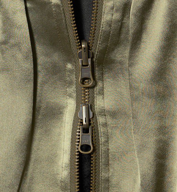 UNITED ARROWS「＜MARILYN MOON＞サテン レース リバーシブル ブルゾン」|ブルゾン・スタジャン|