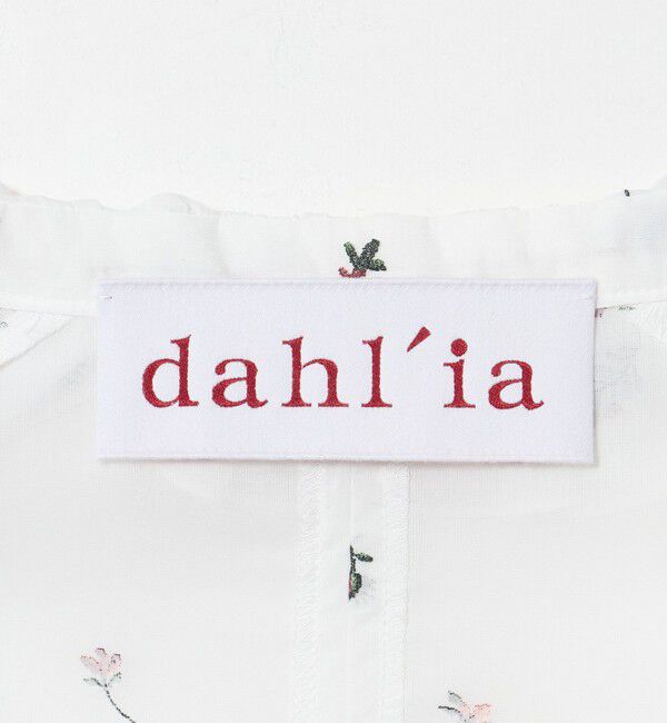 UNITED ARROWS「【別注】＜dahl&rsquo;ia＞フラワー フリル ブラウス」|シャツ・ブラウス|