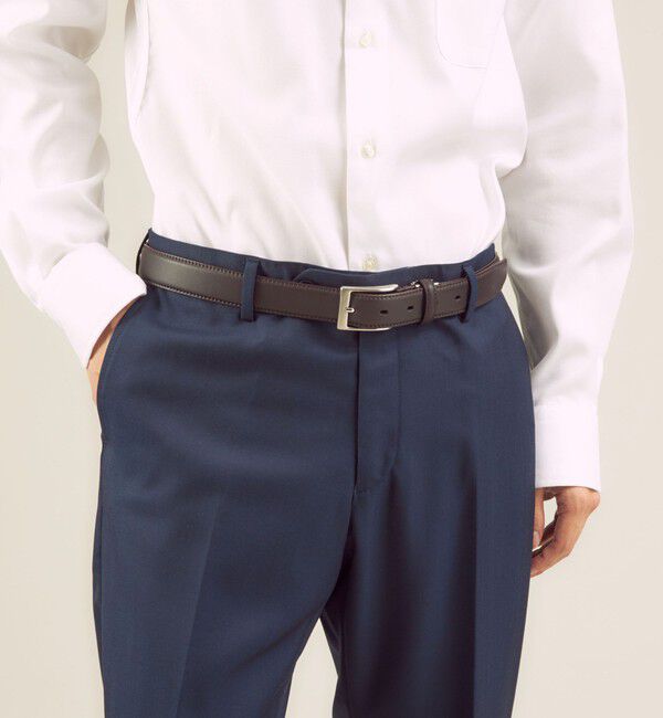 UNITED ARROWS green label relaxing「レザーライク STRC ドレスベルト」|ベルト|