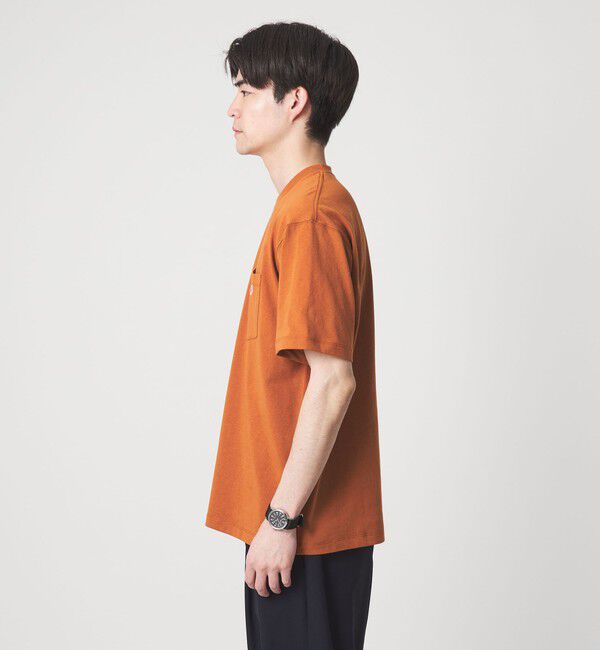UNITED ARROWS green label relaxing「＜DANTON＞ロゴ ポケット ソリッド Tシャツ」|Tシャツ・カットソー|