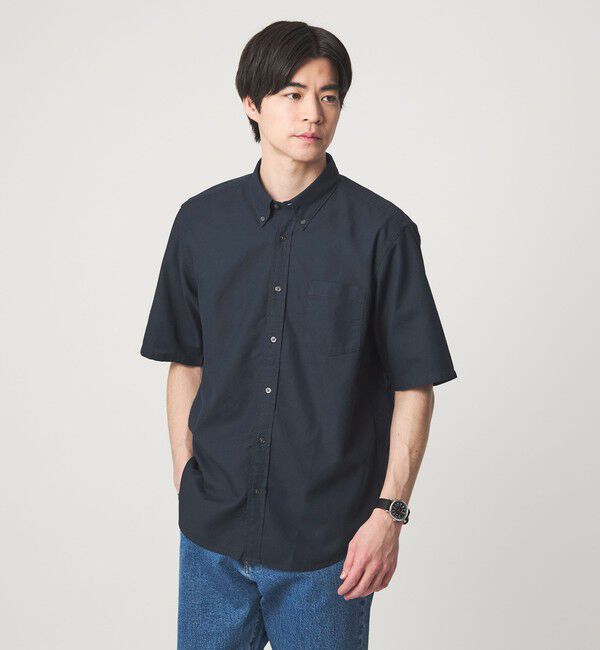UNITED ARROWS green label relaxing「サッカー ドビー ボタンダウン 半袖 シャツ」|ポロシャツ|