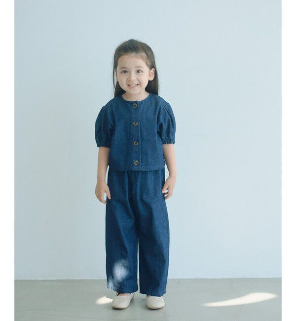 UNITED ARROWS green label relaxing「デニム ロングパンツ / キッズ 100cm-160cm」|チノ|COBALT