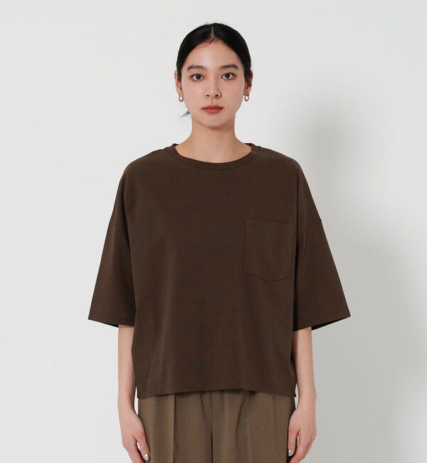 BEAUTY&YOUTH UNITED ARROWS「ドルマンスリーブ ポケット Tシャツ 接触冷感」|Tシャツ・カットソー|