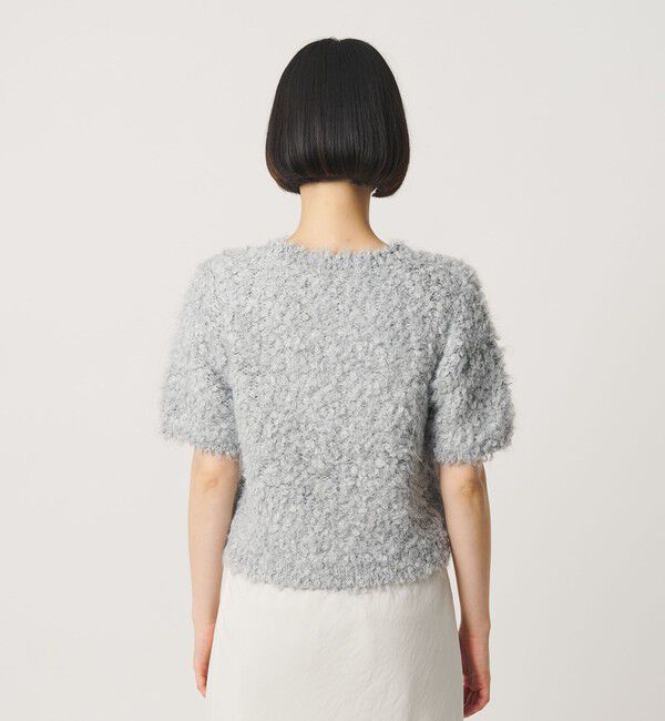 BEAUTY&YOUTH UNITED ARROWS「ループフェザーヤーン ハーフスリーブ ニットプルオーバー」|ニット・セーター|