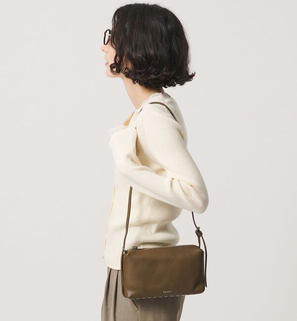 BEAUTY&YOUTH UNITED ARROWS「＜YAHKI＞レザー スタッズ ショルダーバッグ」|ショルダー・メッセンジャー|