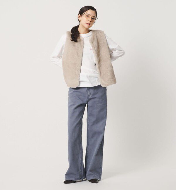 BEAUTY&YOUTH UNITED ARROWS「コットンツイル フェード フレアパンツ」|チノ|