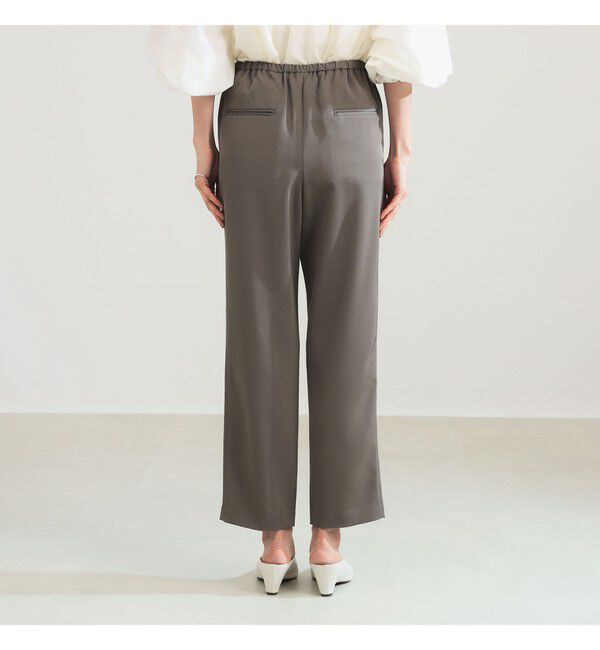 Demi-Luxe BEAMS 「【接触冷感】トリアセ ポリエステル ツイル ドロストパンツ」|チノ|
