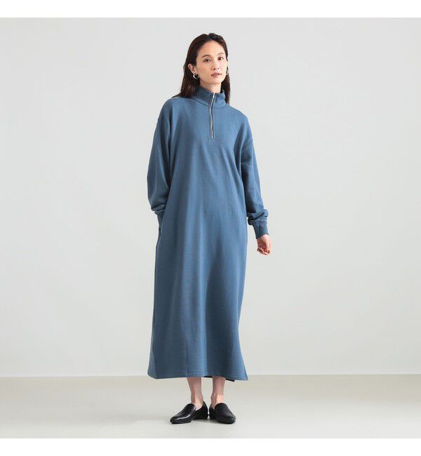 Demi-Luxe BEAMS 「【別注】SLOANE / 裏毛 ハーフジップ ワンピース」|ワンピース|