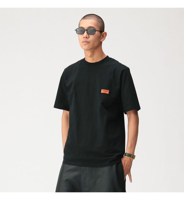 BEAMS「【別注】UNIVERSAL OVERALL / ロゴTシャツ」|Tシャツ・カットソー|