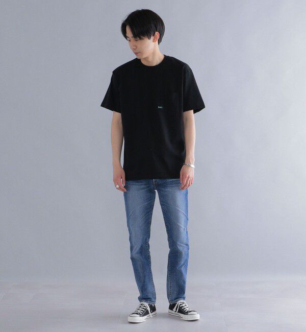 SHIPS「【26SS新色追加!!累計販売数19万枚突破!!】【WEB限定】SHIPS: マイクロ SHIPSロゴ ポケット Tシャツ」|Tシャツ・カットソー|