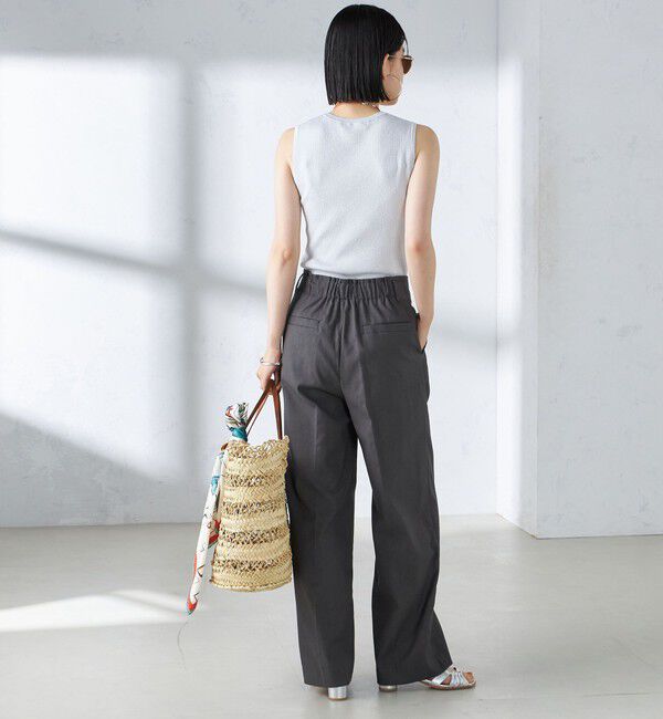 SHIPS for women「〈手洗い可能〉ラメ ノースリーブ ニット」|ニット・セーター|