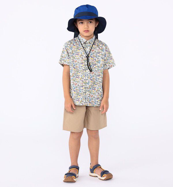 SHIPS KIDS「SHIPS KIDS:〈UVカット/撥水/吸水速乾〉サファリ ハット」|ハット|