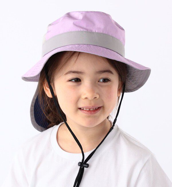 SHIPS KIDS「SHIPS KIDS:〈UVカット/撥水/吸水速乾〉サファリ ハット」|ハット|