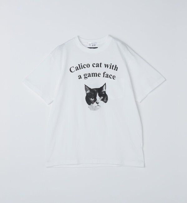 SHIPS「【WEB限定/SHIPS別注】Regency Works: キャット ポケット Tシャツ」|Tシャツ・カットソー|