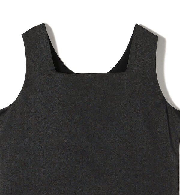 SHIPS for women「〈手洗い可能〉2WAY サテン &times; カットソー スクエア タンクトップ」|タンクトップ|