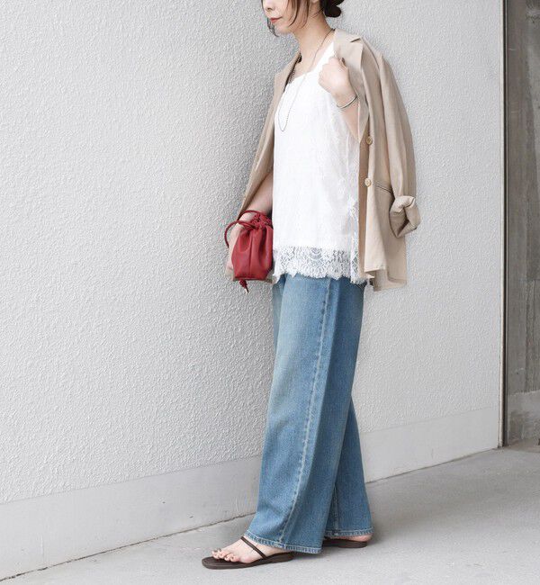 SHIPS Colors 「SHIPS Colors:〈手洗い可能〉オーバー レース タンクトップ◇」|タンクトップ|