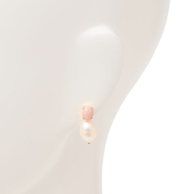 SHIPS for women「淡水パール &times; シェル / オパール ピアス」|ピアス|