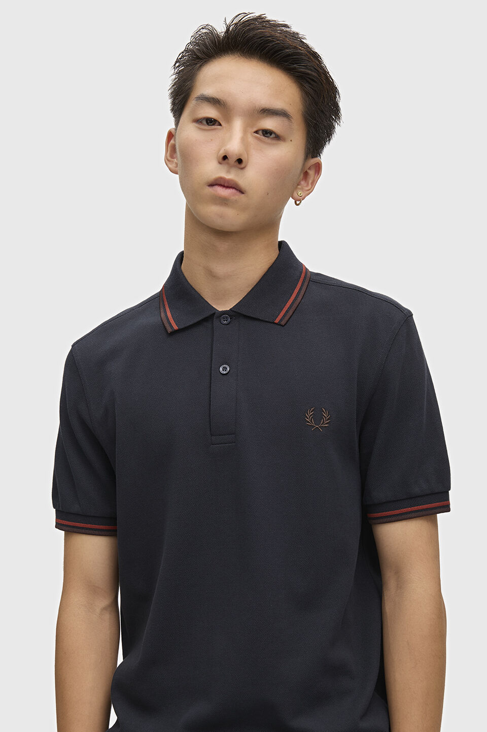FRED PERRY 「FRED PERRY／The Fred Perry Shirt M3600／フレッドペリー ポロシャツ M3600」|ポロシャツ|NAVY/RICHBROWN