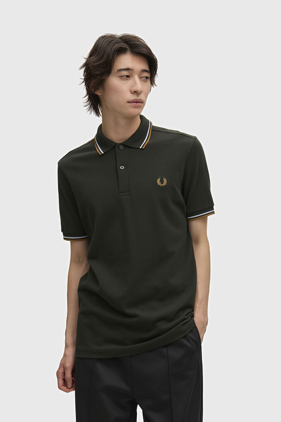 FRED PERRY 「FRED PERRY／The Fred Perry Shirt M3600／フレッドペリー ポロシャツ M3600」|ポロシャツ|NGREEN/DBLUE/DRKCA