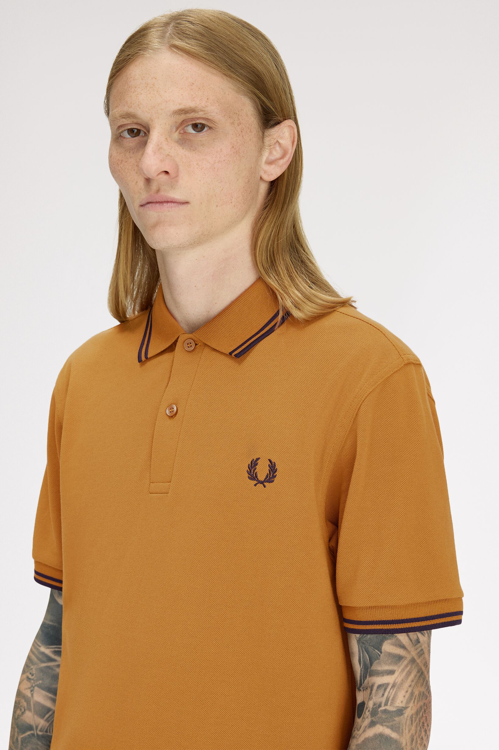 FRED PERRY 「FRED PERRY／The Fred Perry Shirt M3600／フレッドペリー ポロシャツ M3600」|ポロシャツ|DARK CARAMEL/NAVY