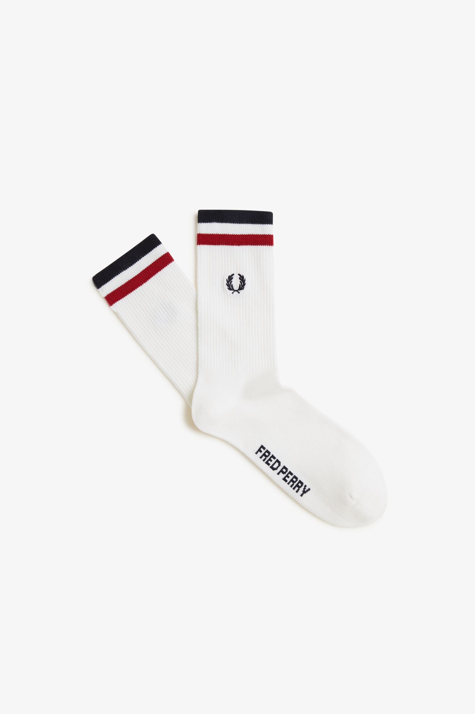 FRED PERRY 「FRED PERRY／Tipped Sports Socks／ティップラインスポーツソックス」|ソックス|SNOW WHITE