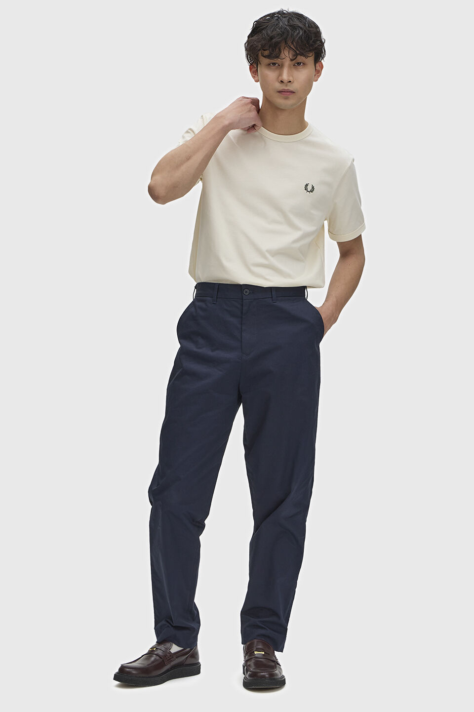 FRED PERRY 「Slim Fit Twill Trousers／リムフィットツイルトラウザー」|その他|