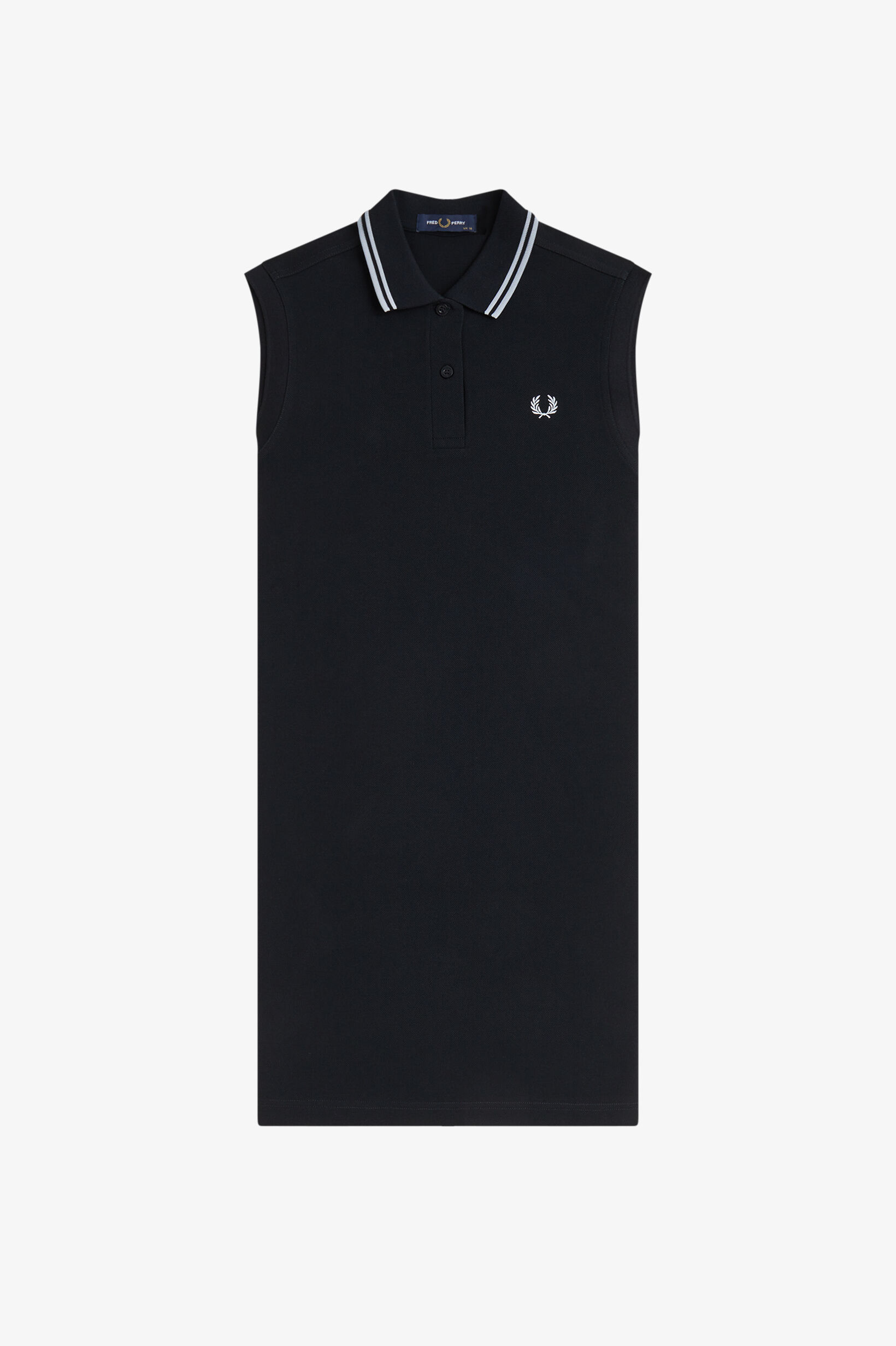 FRED PERRY 「The Sleeveless Fred Perry Shirt Dress／フレッドペリーノースリーブポロシャツワンピース」|ワンピース|