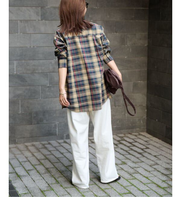 OUTDOOR PRODUCTS Usual Things「マドラスチェックプレーンシャツ」|シャツ・ブラウス|