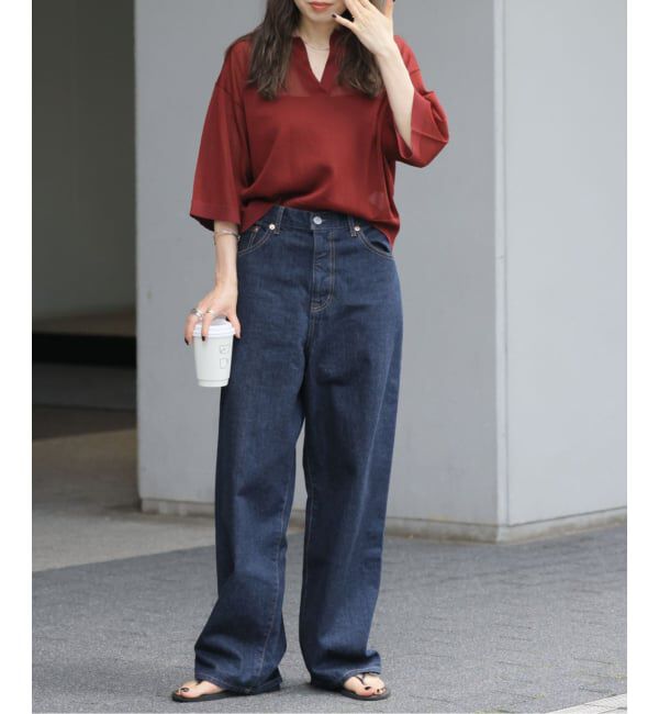 OUTDOOR PRODUCTS Usual Things「ハイゲージシアースキッパーニット」|ポロシャツ|