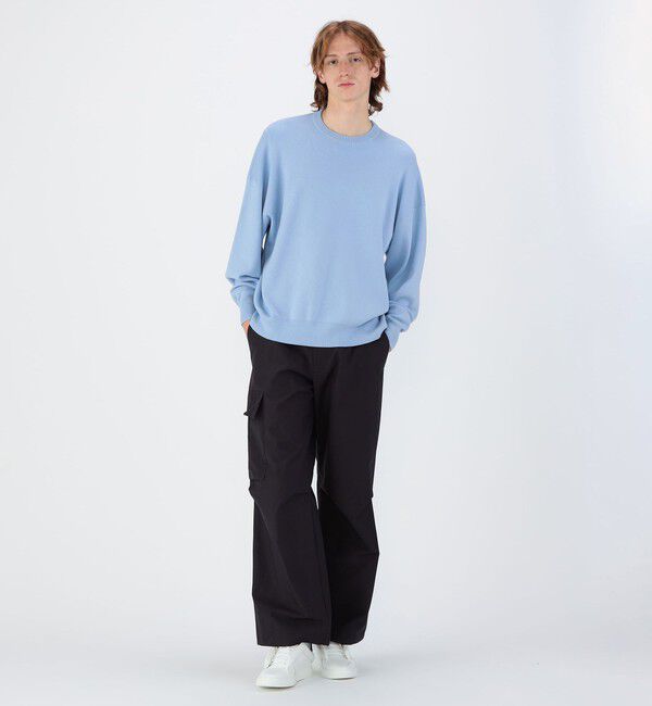 CABaN「CABaN コットンカシミヤ クルーネックプルオーバー」|ニット・セーター|