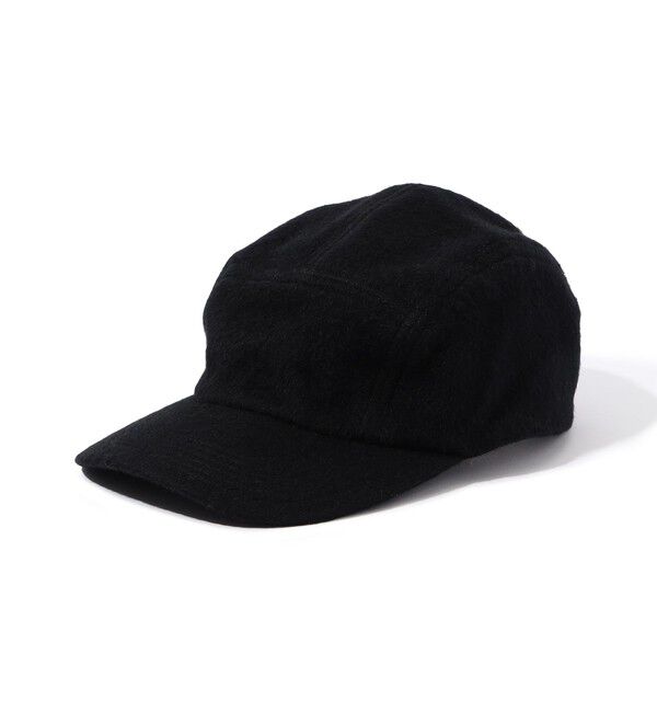 TOMORROWLAND GOODS「KIJIMA TAKAYUKI ANGORA SHAGGY JETCAP」|キャップ・キャスケット|19 ブラック