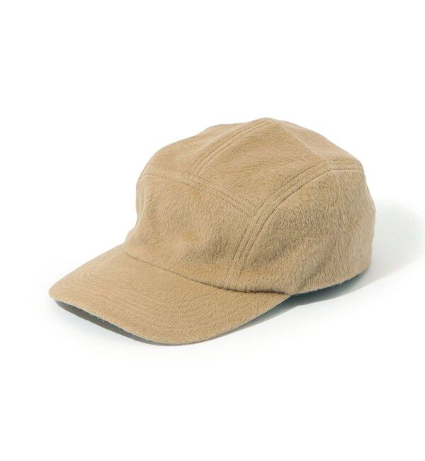 TOMORROWLAND GOODS「KIJIMA TAKAYUKI ANGORA SHAGGY JETCAP」|キャップ・キャスケット|45 キャメル