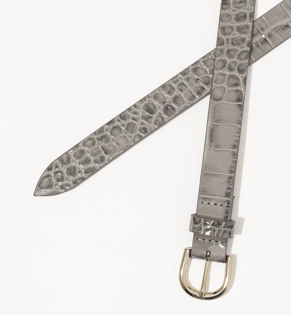 TOMORROWLAND GOODS「LEFIJE CROC ROUND レザーベルト」|ベルト|