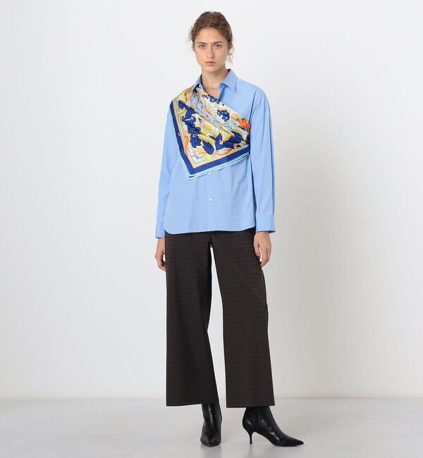 TOMORROWLAND GOODS「manipuri FLOWER シルクスカーフ」|バンダナ・スカーフ|