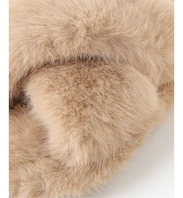 journal standard Furniture「《予約》SLIPPER FUR　フェイクファー スリッパ」|ルームシューズ|