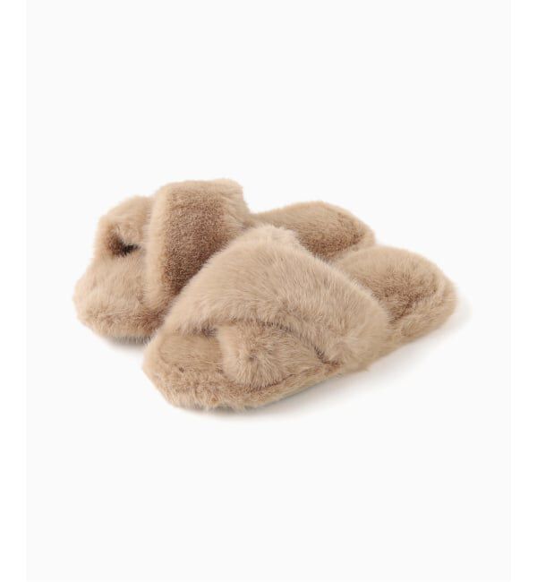 journal standard Furniture「《予約》SLIPPER FUR　フェイクファー スリッパ」|ルームシューズ|