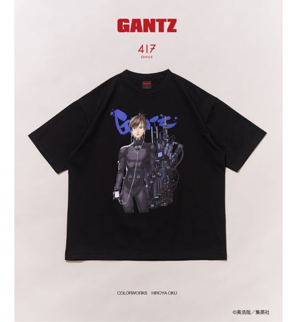 417 EDIFICE「GANTZ / ガンツ 417別注『COLOR WORKS』Tシャツ」|Tシャツ・カットソー|ブラック A