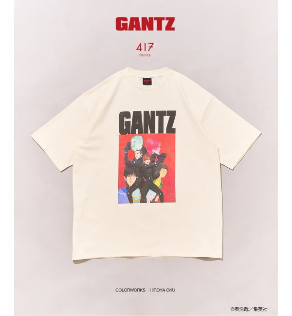 417 EDIFICE「GANTZ / ガンツ 417別注『COLOR WORKS』Tシャツ」|Tシャツ・カットソー|ナチュラル