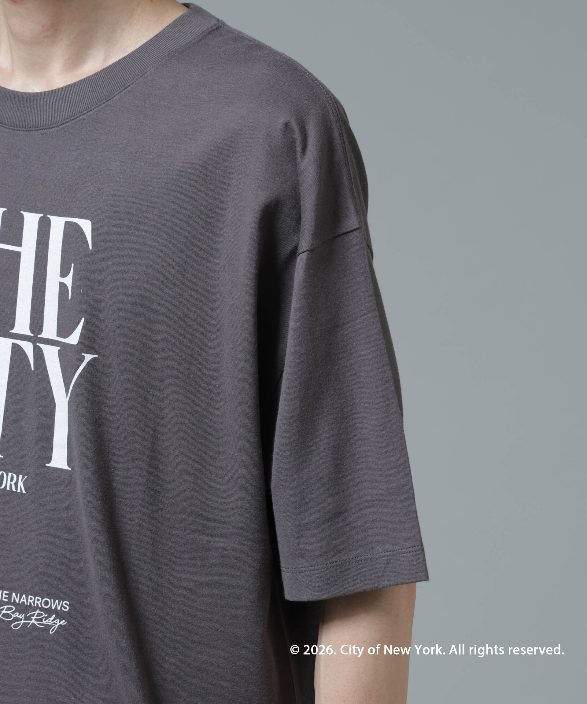 NANO universe「GOOD ROCK SPEED&times;Anti Soaked(R) 汗染み防止 NYC Tシャツ」|Tシャツ・カットソー|