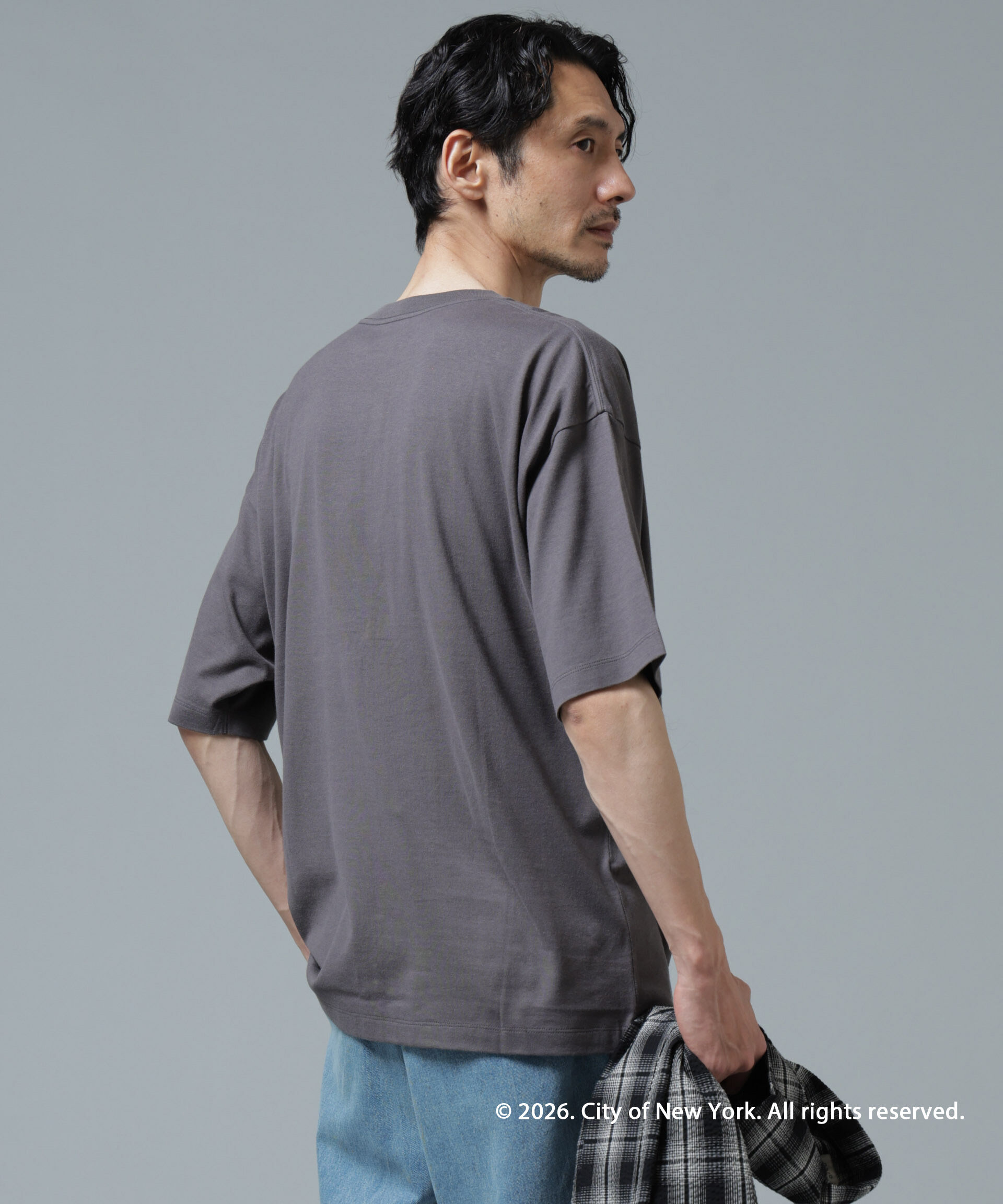 NANO universe「GOOD ROCK SPEED&times;Anti Soaked(R) 汗染み防止 NYC Tシャツ」|Tシャツ・カットソー|