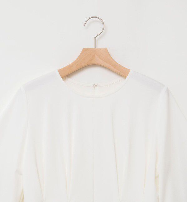 NOLLEY'S「《接触冷感/UVカット》ウォッシャブルハイスペックジャージペプラムプルオーバー」|Tシャツ・カットソー|