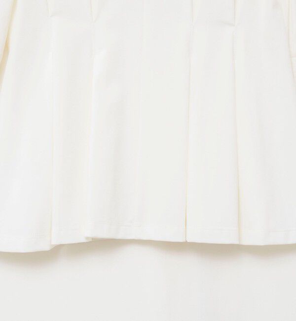 NOLLEY'S「《接触冷感/UVカット》ウォッシャブルハイスペックジャージペプラムプルオーバー」|Tシャツ・カットソー|