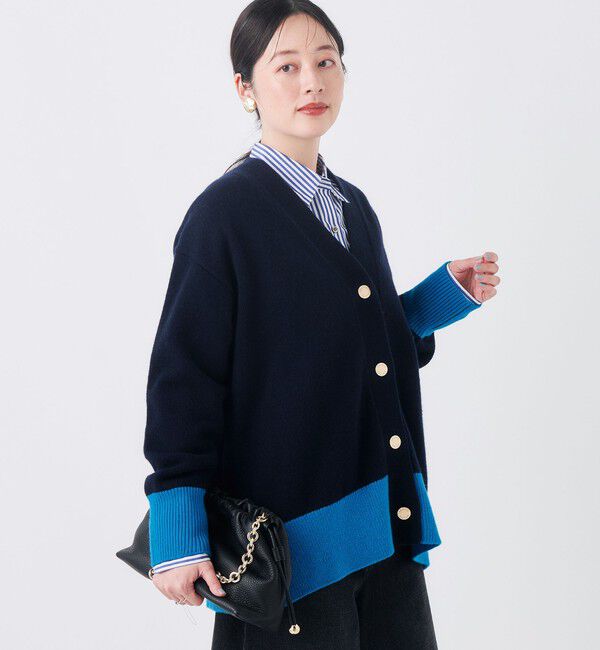 NOLLEY'S「【WEB＆一部店舗限定カラーあり】MUSICゆったりVネックカーディガン」|カーディガン|