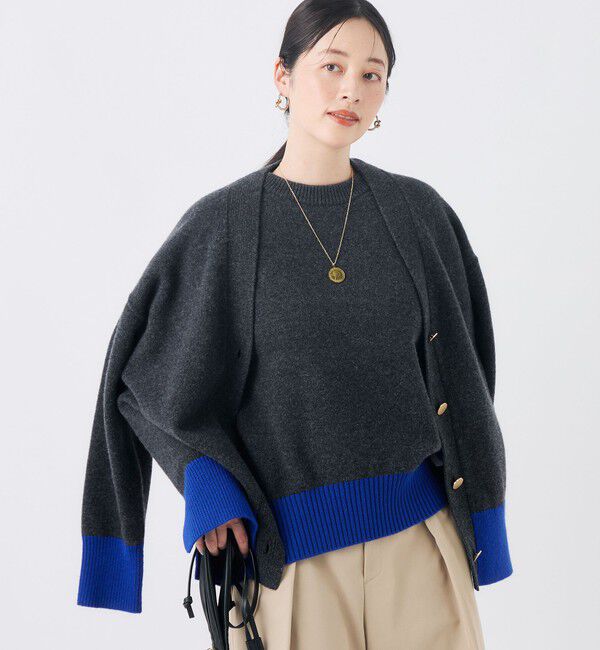 NOLLEY'S「【WEB＆一部店舗限定カラーあり】MUSICゆったりVネックカーディガン」|カーディガン|