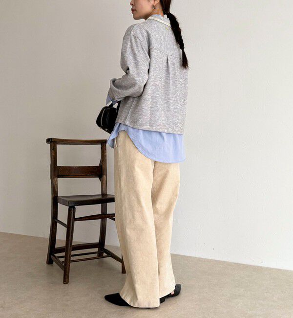 fredy emue「ニットソークロップドプルオーバー」|Tシャツ・カットソー|