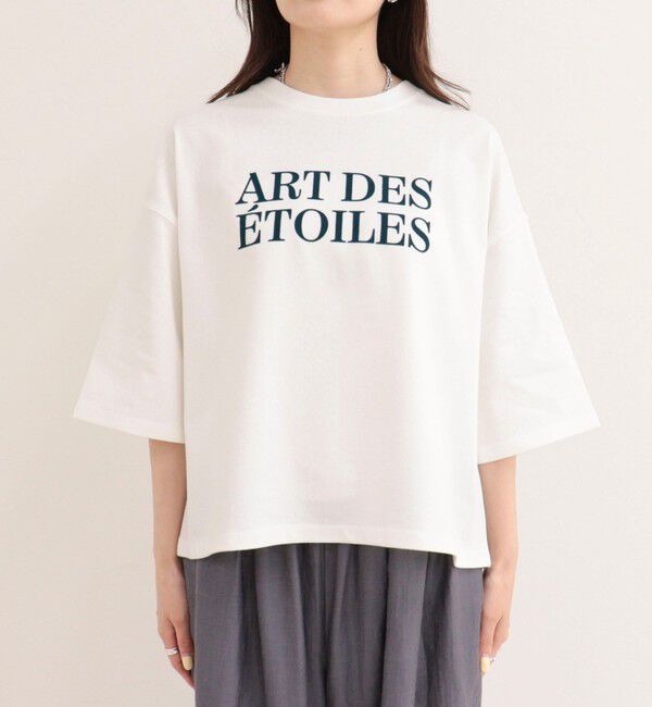 fredy emue「フロッキーロゴ5分袖Tシャツ」|Tシャツ・カットソー|