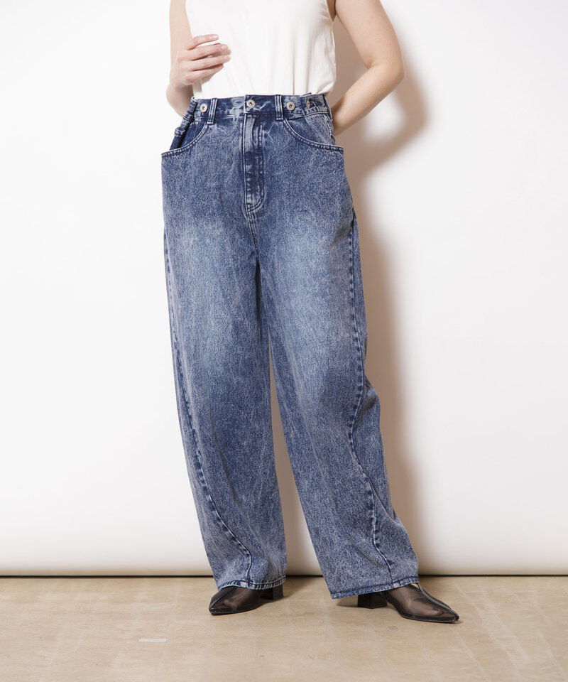  「タックデニムパンツ」|その他|