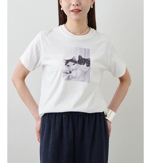 Drawing Numbers「【Drawing Numbers】キャットTシャツ」|Tシャツ・カットソー|